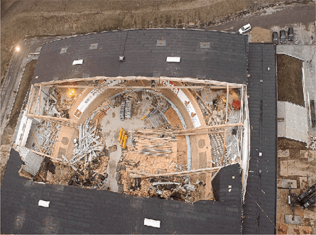 Fig. 1. Collapses in Denmark and Germany. *Source: Dietsch P. Robustness of large-span timber roof structures — Structural aspects. Eng Struct 2011;33:3106–12.